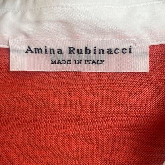 Amina Rubinacci Italian Linen Top 44 - Picture 5 of 7